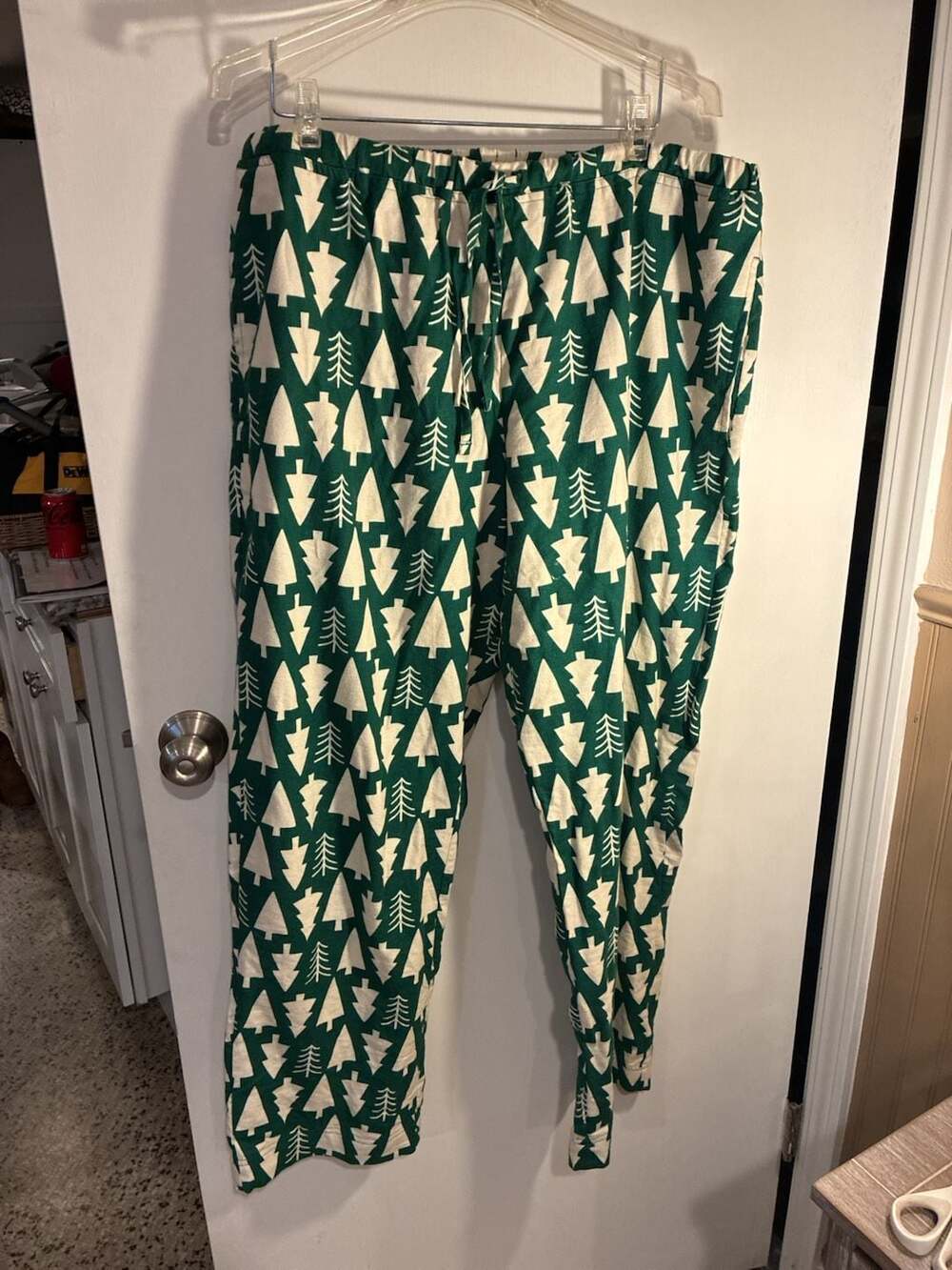 Hanna Andersson Holiday HannaJams Pajama Pants Green Christmas Trees